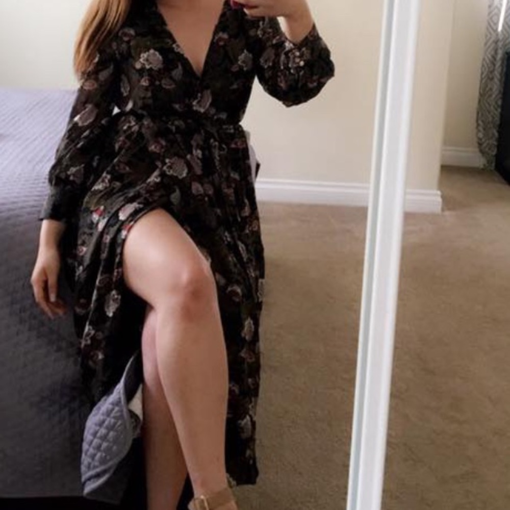 Floral Slit Dress!!! Flash Sale !!